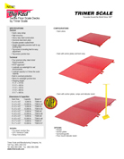 5,000 lbs NTEP Floor Scale – Floor Scales, Bench Scales, Pallet Jack  Scales