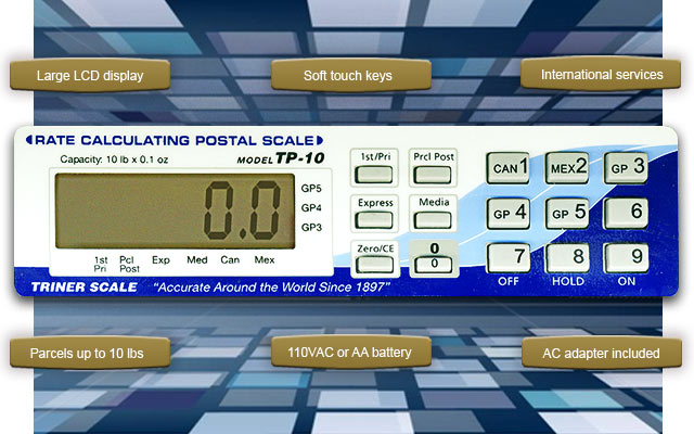 Triner TP-10 USPS Postal Scale